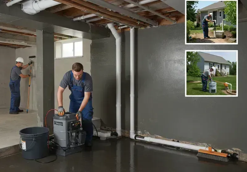 Basement Waterproofing and Flood Prevention process in Lakeland Highlands, FL